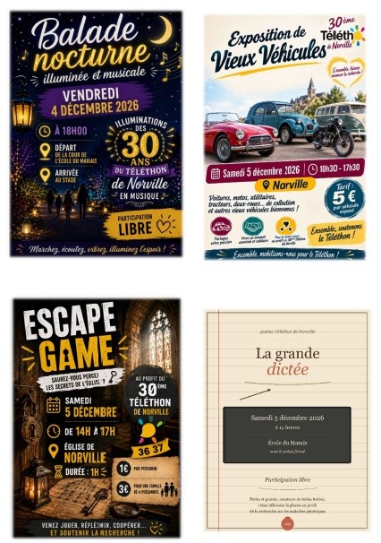 30ème anniversaire du Téléthon Norvillais