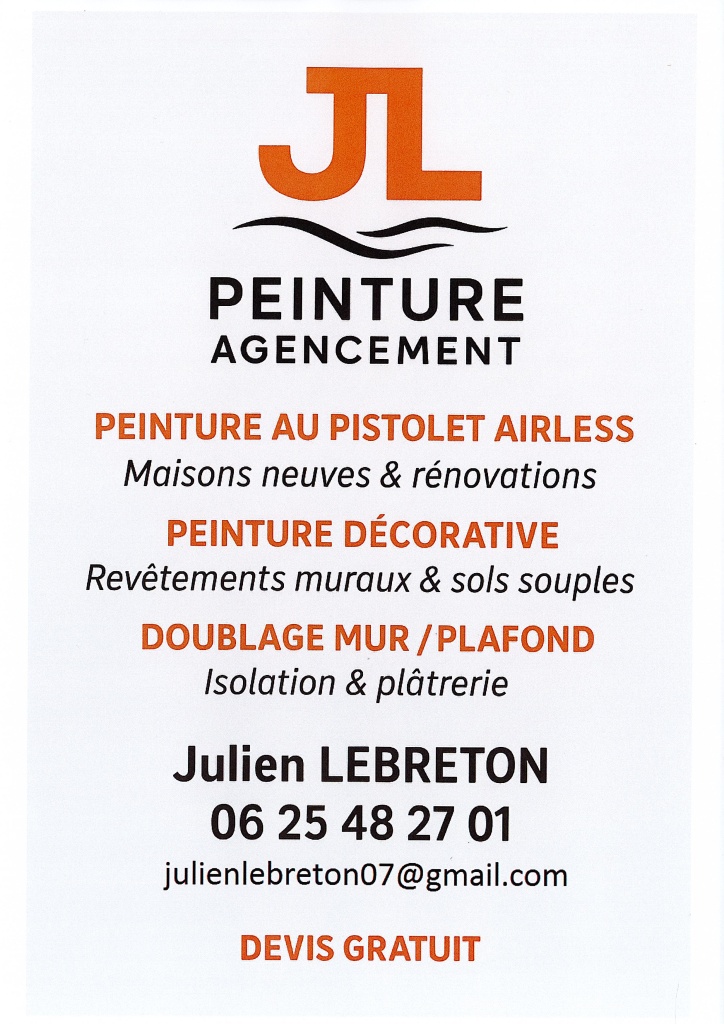 JULIEN LEBRETON PEINTURE ET AGENCEMENT